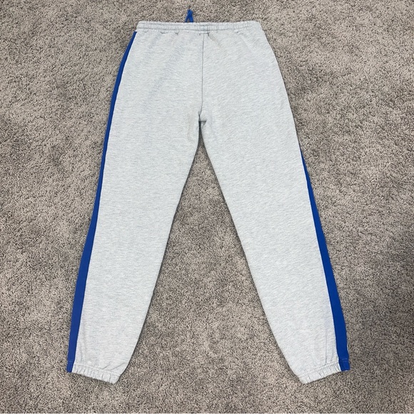 Euro Disney Paris 1992 Retro Remix Grey Blue Striped Sweatpants Sz Medium Mickey - Picture 2 of 7